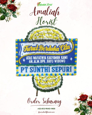 Papan Bunga Duka di Jatiranggon